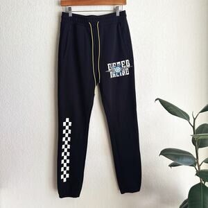 GFTD LA Men All Mighty Racing Pants Sweatpants Small Jogger Lounge Athleisure